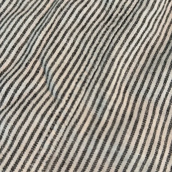 *NEW J. Crew Drawstring Pull-on Shorts Medium Black & White Stripes - Picture 6 of 8